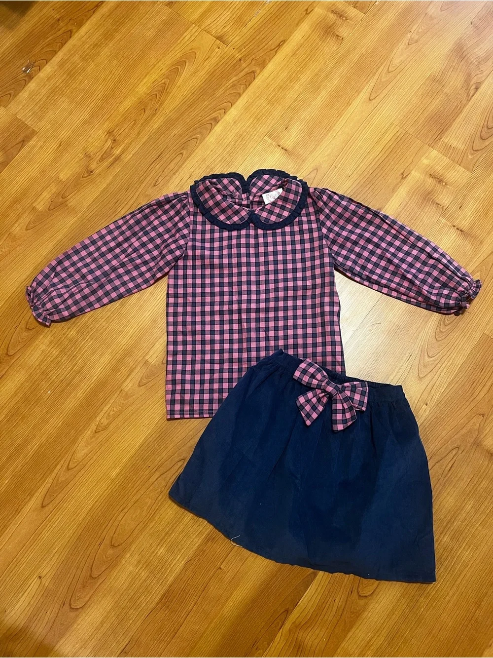 NWT Cecil and Lou | Gingham Top and Corduroy Skirt